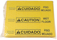 ABSORBENT PAD, RUBBERMAID, OVER-THE-SPILL, YELLOW, 17.4" X 14.9", 25/CT MAIN